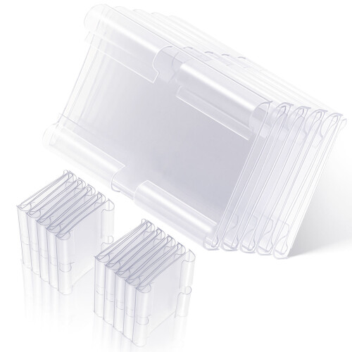 240 Pcs Plastic Sign Label Holders For Price Tags And Display