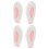 8 Pcs Rabbit Ears Plush Decoration For Motorcycle Skiing Biking 3