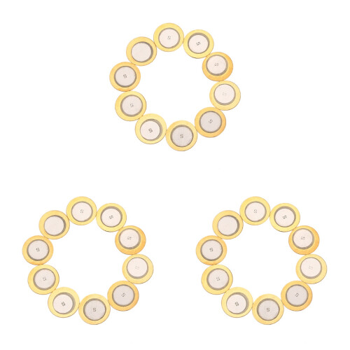 30 Pcs 29mm Film Gasket Piezo Ceramic Disc For Instrument 1