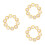 30 Pcs 29mm Film Gasket Piezo Ceramic Disc For Instrument 6