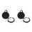2 Sets Percussion Instrument Bag Dumb Drum With Drum Sticks 10