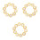 30 Pcs 29mm Film Gasket Piezo Ceramic Disc For Instrument 3