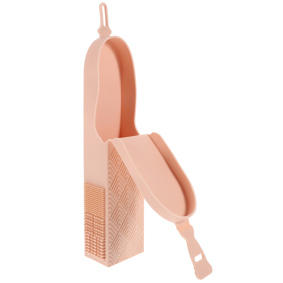 Solustre 2Pcs Silicone Makeup Brush Holder Case For Travel