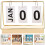 3Pcs Wooden Countdown Calendar Desk Decor Adornment 10