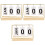 3Pcs Wooden Countdown Calendar Desk Decor Adornment 3