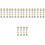 100 Pcs Diy Copper Sewing Thimble For Cross Stitch Finger Protection 4