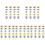 100 Pcs Diy Copper Sewing Thimble For Cross Stitch Finger Protection 2