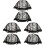 12Pièces Casquettes Résille Élastique Noires Pour Perruques 2