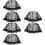 12Pièces Casquettes Résille Élastique Noires Pour Perruques 7