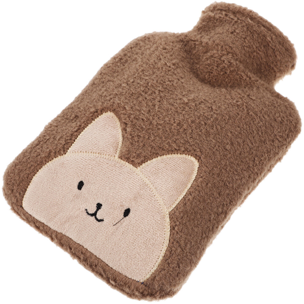 Inoomp 3Pcs Thick Hot Water Bag Plush Cover With Cartoon Hand Warmer