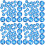 80 Pcs 12 Constellation Pattern Glass Dome Cabochons Zodiac Gems 5