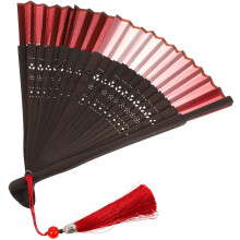 3Pcs Folding Fan Chinese Style With Tassel For Dancing