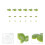 144 Pcs Mini Fake Duckweed Simulation Floating Plant Decor 10