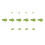 144 Pcs Mini Fake Duckweed Simulation Floating Plant Decor 9