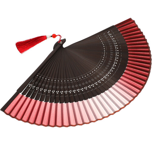 3Pcs Folding Fan Chinese Style With Tassel For Dancing 1