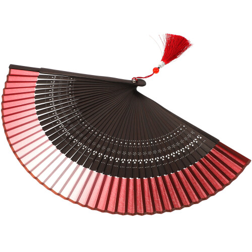 3Pcs Folding Fan Chinese Style With Tassel For Dancing 2