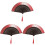 3Pcs Folding Fan Chinese Style With Tassel For Dancing 4