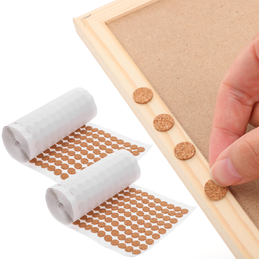4000 Pcs Self Adhesive Cork Dots For Cabinet Doors And Furniture 033394922832