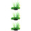 3Pcs Green Plastic Aquarium Plants For Fish Tank Decor 8