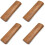 4Pcs Horse Deshedding Brush Grooming With Metal Handle 7