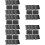 50 Pcs Mini Chalkboard Signs Acrylic Reusable Desktop Message Boards 11