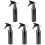 5Pcs 250Ml Black Aluminum Refillable Spray Bottle Mist Atomizer For Garden 4