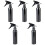 5Pcs 250Ml Black Aluminum Refillable Spray Bottle Mist Atomizer For Garden 5