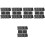 50 Pcs Mini Chalkboard Signs Acrylic Reusable Desktop Message Boards 4