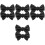 8 Pcs Removable Bow Shoe Clips Buckles Charms Accessories 5