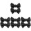 8 Pcs Removable Bow Shoe Clips Buckles Charms Accessories 4