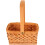 2Pcs Woven Storage Basket With Handle For Floral And Picnic Use 1