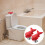 8 Pcs Toilet Tank Flush Buttons Bathroom Press Tools 11