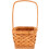 2Pcs Woven Storage Basket With Handle For Floral And Picnic Use 3