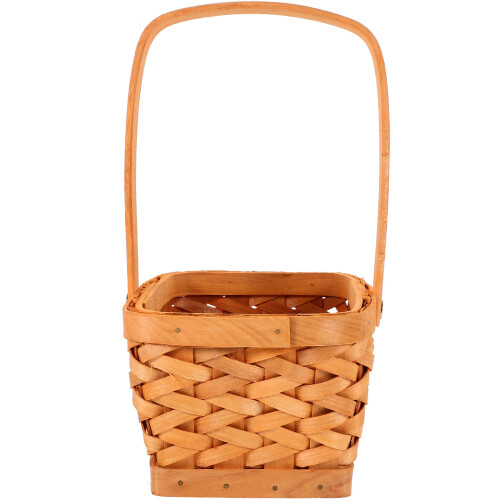2Pcs Woven Storage Basket With Handle For Floral And Picnic Use 2