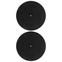 4 Pcs Silicone Turntable Platter Mats Replacement For Record Player