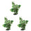 3Pcs Delicate Aquarium Decor Desktop Fish Tank Plastic Fake Plants 2