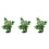 3Pcs Delicate Aquarium Decor Desktop Fish Tank Plastic Fake Plants 4