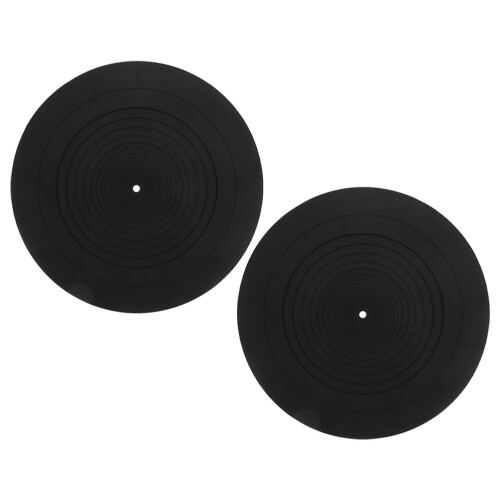 4 Pcs Silicone Turntable Platter Mats Replacement For Record Player 1
