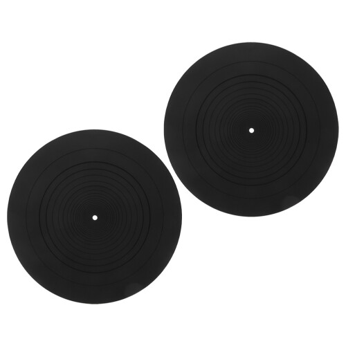 4 Pcs Silicone Turntable Platter Mats Replacement For Record Player 2