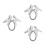 3Pcs Nail Practice Hand Clip Holder For Manicure Training 4
