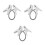 3Pcs Nail Practice Hand Clip Holder For Manicure Training 5