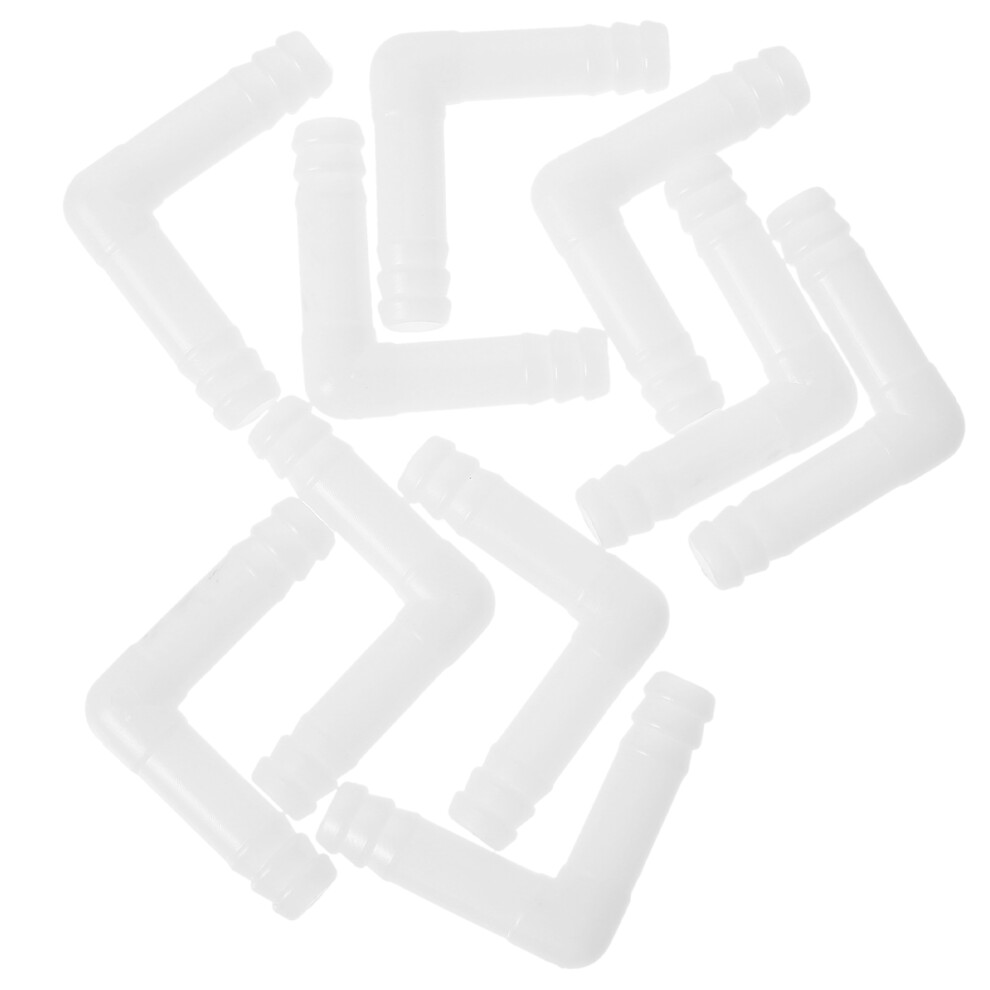 20 Pcs 90 Degree Barbed Elbows Plastic Tubing Connectors 033394927295