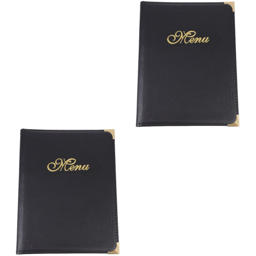 2 Pcs Practical Menu Book For Meal Pricing And Order Taking 2