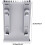 Iron Stand Stable Wall Mount Hanger Holder For Wall-Mount Multifunctional Bracket Steel Construction Universal Fit 3