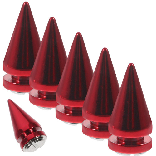 4 Sets Cone Spike Belt Bag DIY Punk Metal Spike Material 1