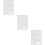 3Pcs New Year Painting Stencil Template Reusable Diy Drawing Mold 11