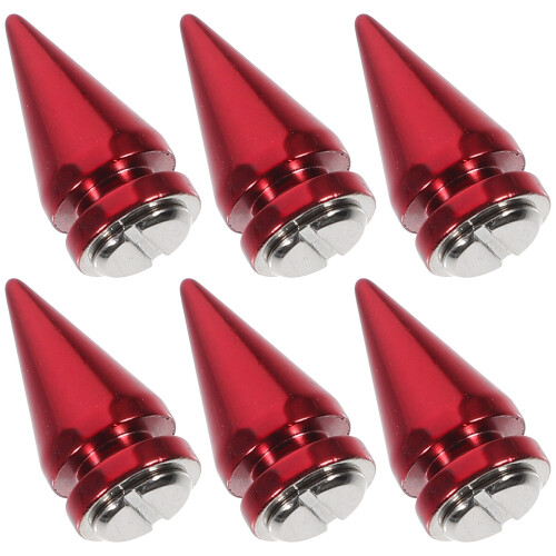 4 Sets Cone Spike Belt Bag DIY Punk Metal Spike Material 2