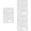 3Pcs New Year Painting Stencil Template Reusable Diy Drawing Mold 8