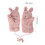 2 Pairs Women Winter Fluffy Plush Windproof Gloves 10