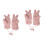 2 Pairs Women Winter Fluffy Plush Windproof Gloves 6
